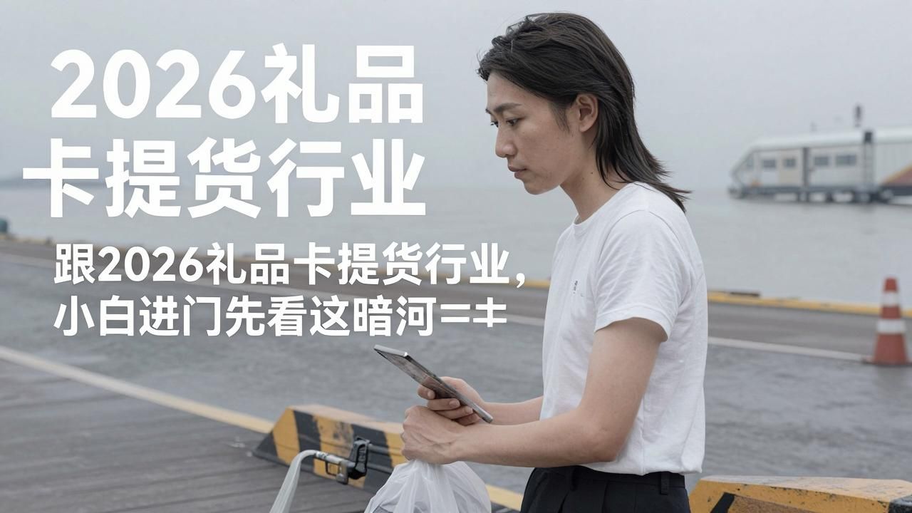 2026礼品卡提货行业,小白进门先看这几条暗河(图1)