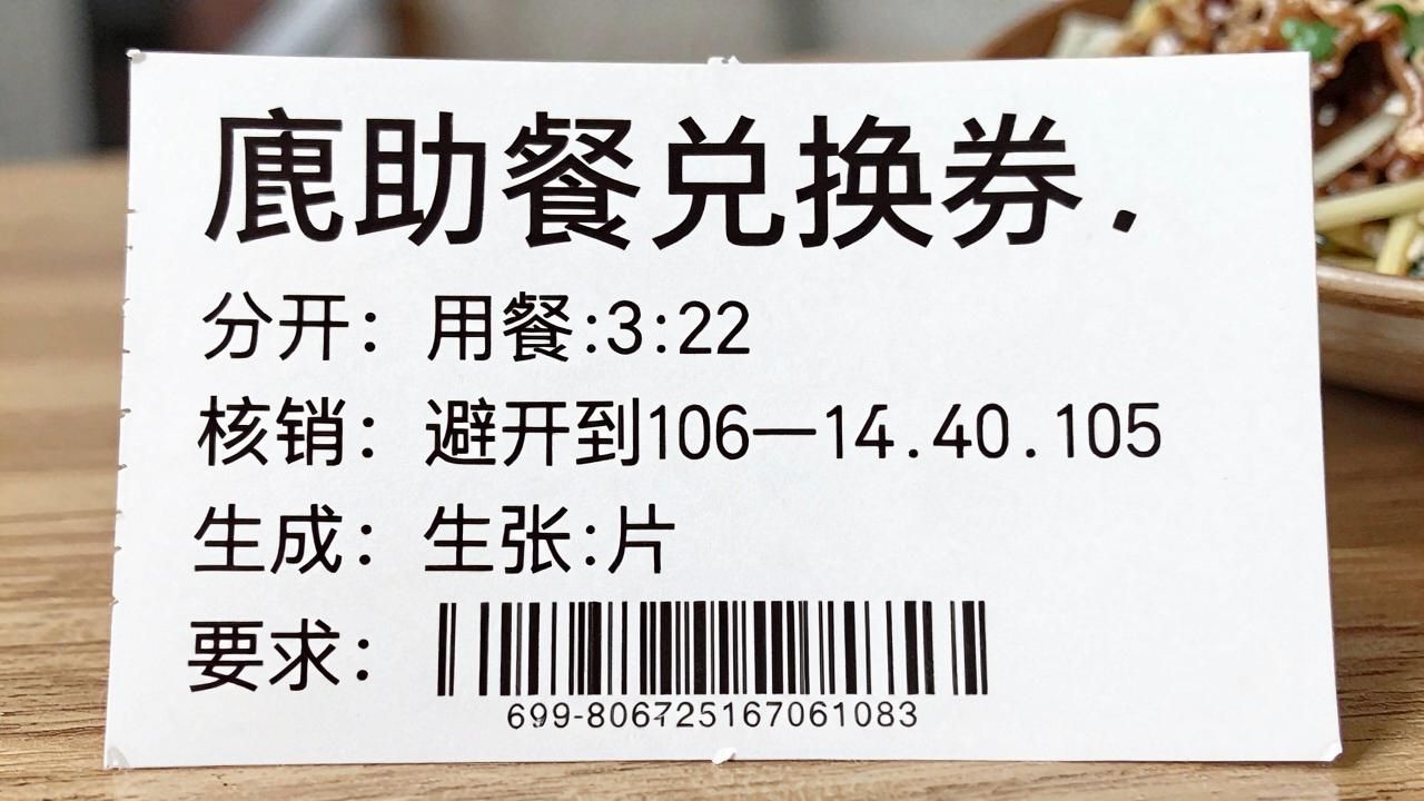 自助餐兑换券分时段核销,避开用餐高峰到底怎么弄(图1)