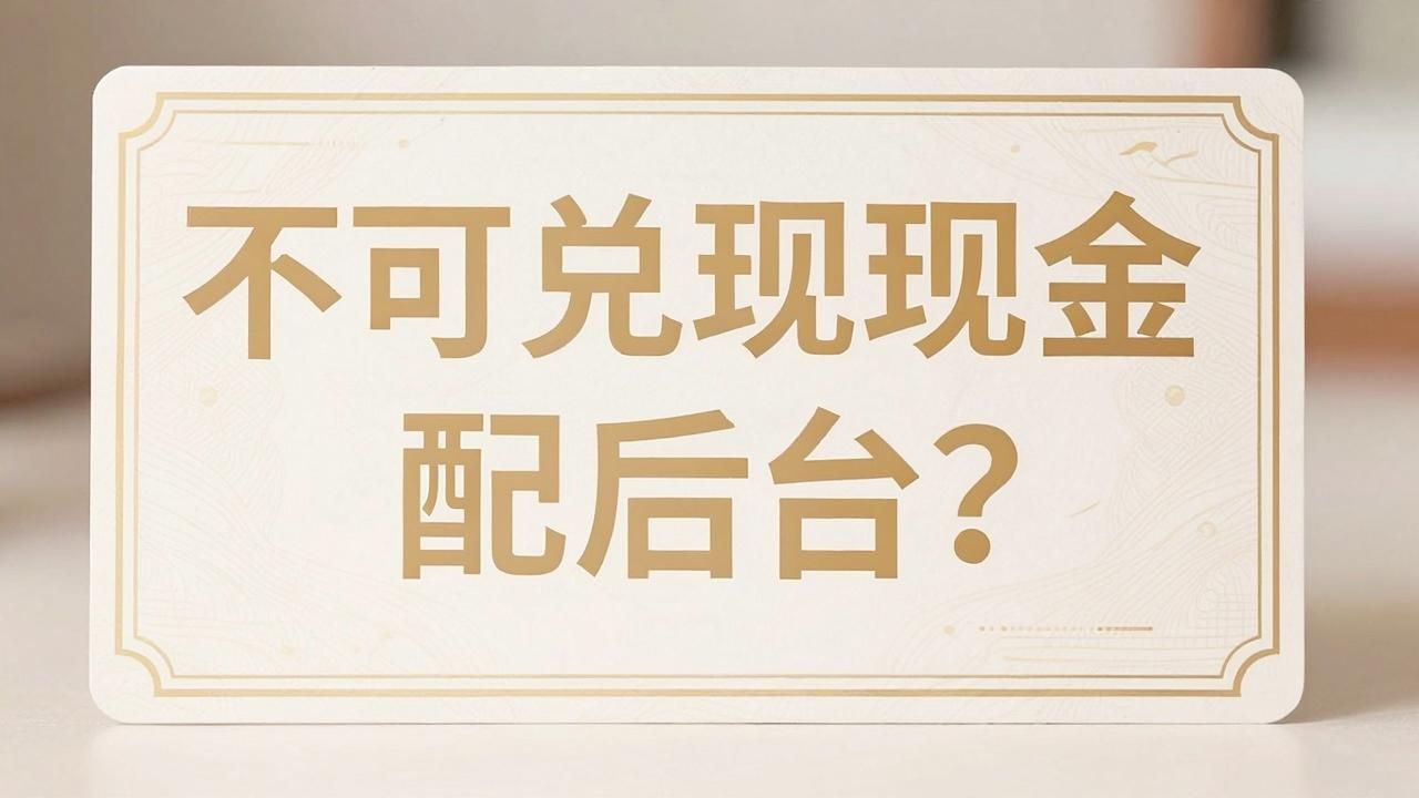 礼券不可兑现现金条款怎么配后台?小白老板防客户闹退现金的实操手册(图1)