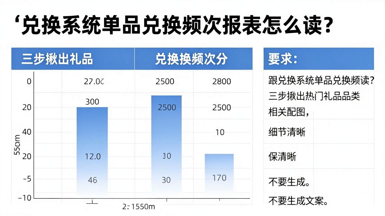 兑换系统单品兑换频次报表怎么读?三步揪出热门礼品品类(图1)