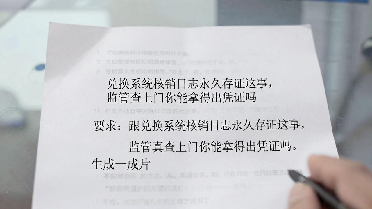 兑换系统核销日志永久存证这事,监管真查上门你能拿得出凭证吗(图1)