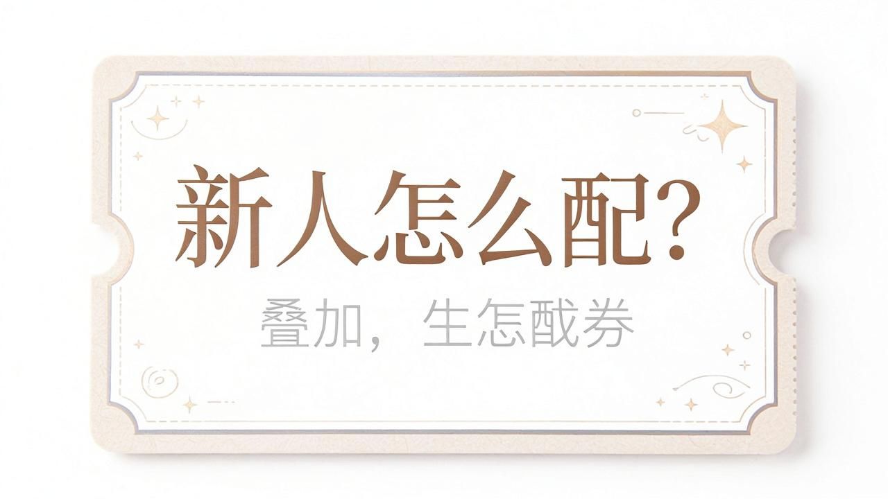 兑换系统新人优惠券叠加怎么配？卡券叠加优惠配置避坑实操(图1)