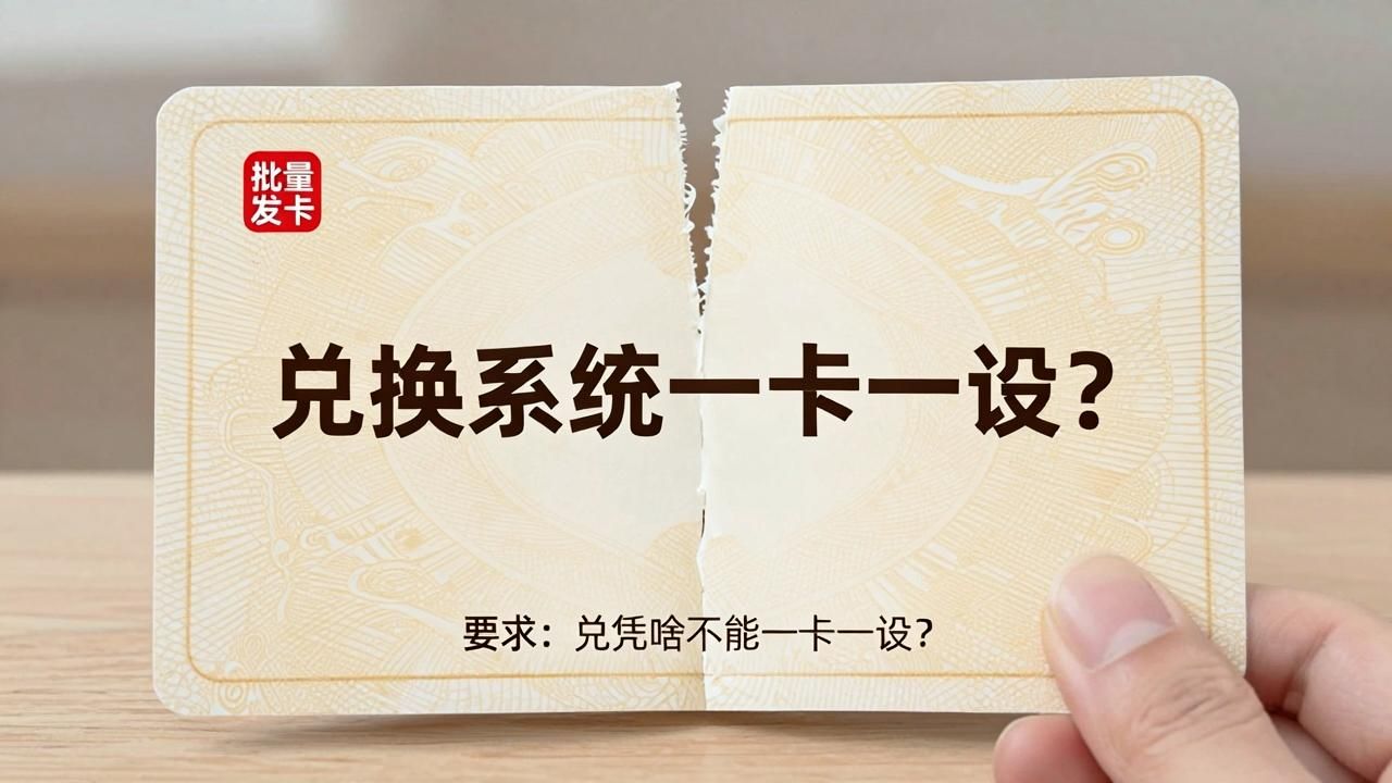 兑换系统批量发卡，有效期凭啥不能一卡一设？老商家给你掰开揉碎讲(图1)